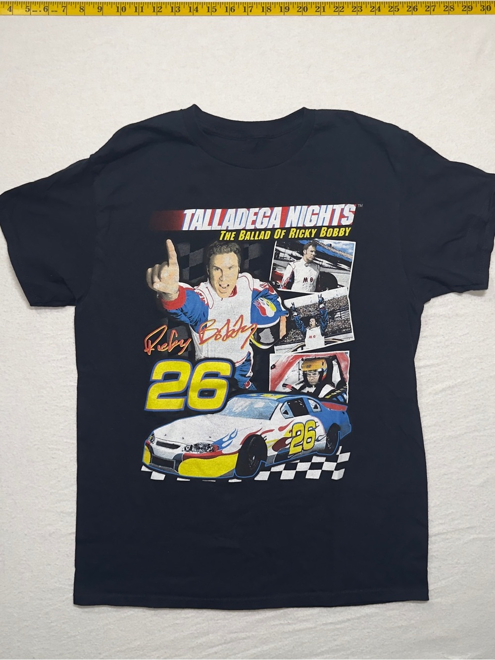 Talladega Nights "Ricky Bobby" Graphic Tee - Black vintage 2010s Ricky bobby